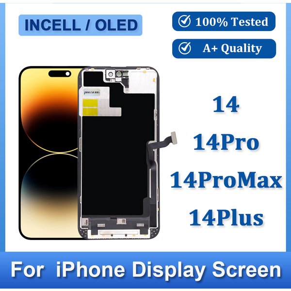 Für iPhone 14 14Pro 14ProMax 14Plus LCD Incell OLED 3D Touch Display Bildschirm Ersatzteile Digitizer-Baugruppe