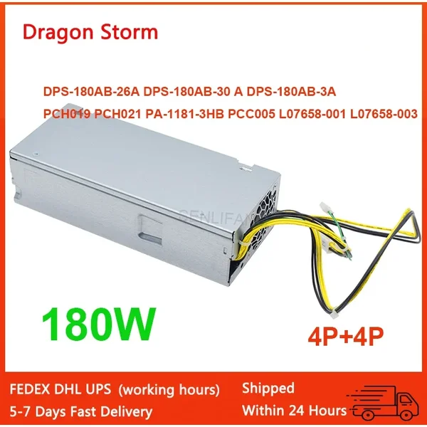 Neu für HP 600G3 400G5 180W Netzteil PA-1181-3HB L07658-001/002 PA-1181-3HA D18-180P1A/P2A DPS-180AB-26A DPS-180AB-30A