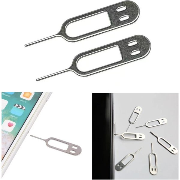 20-100 stücke Metall Universal lächeln Sim Karte Tray Pin Auswerfen Entfernung Nadel Opener Auswerfer Für Handy