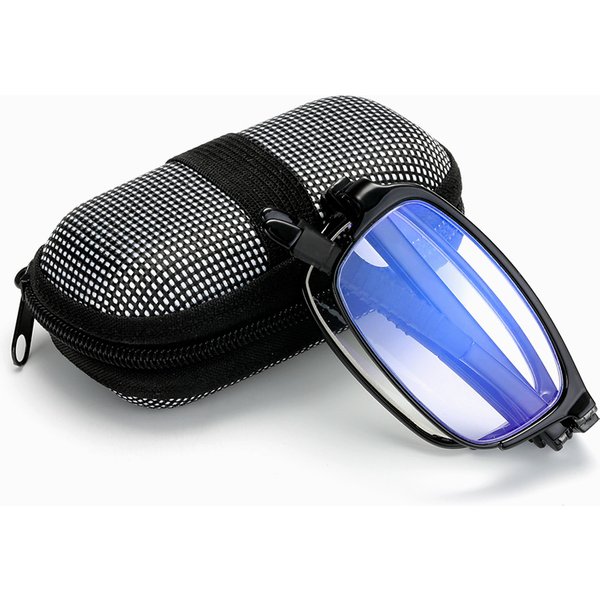 Lesebrille Männer Klapp Presbyopie Brille Retro Design Frauen HD Brillen Unisex Klare Brille +1,0 Bis +4,0