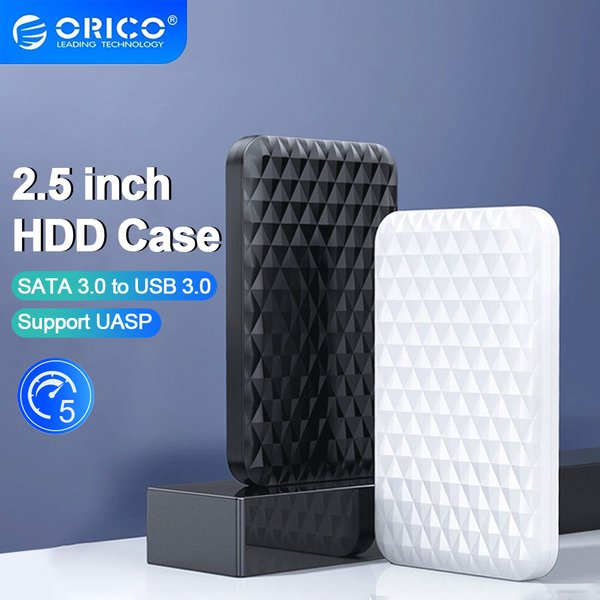 ORICO 2,5-Zoll-HDD-Gehäuse Typ C Externes Festplattengehäuse SATA zu USB 3.1 HDD-Gehäuse Box für SATA HDD SSD-Gehäuse Unterstützung UASP
