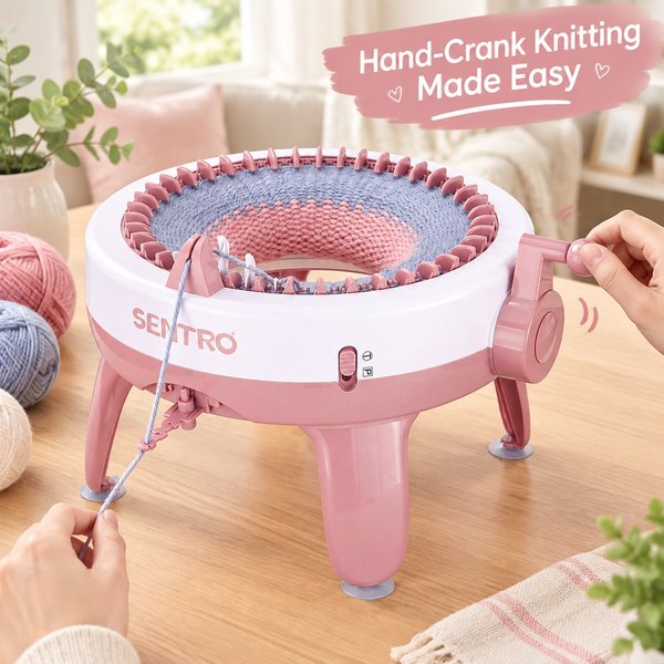 Écharpe tricotée à la main pour adultes et enfants, artefact de bricolage, machine ogo, pull, chapeaux et chaussettes, 40 aiguilles