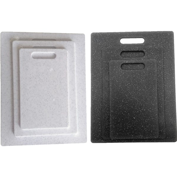 Planche à découper en plastique et marbre, ensemble de 3 pièces, 1 pièce/3 pièces
