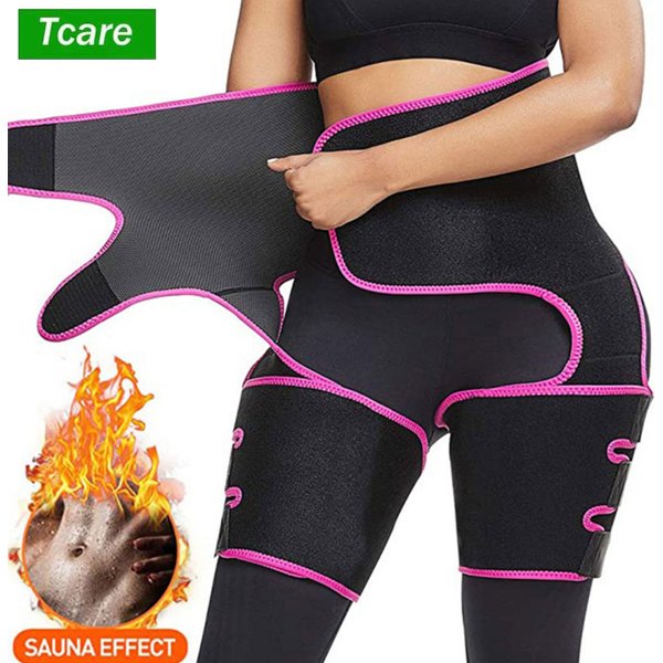 1 Piece Neoprene Slim Thigh Trimmer Leg Shapers Slimming Belt Waist Trainer Sweat Shapewear Fat Burning Compress Belt for Women