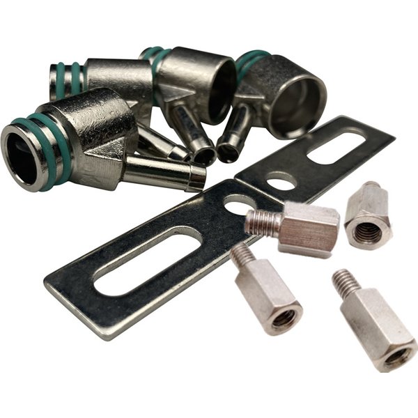 No holes high quality injector adapter for CNG LPG gas fuel car conversion kits M6+M8
