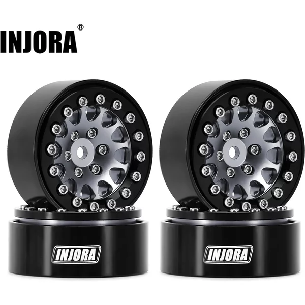INJORA 1,3" Beadlock-Räder aus Aluminium für 1/24 1/18 RC Crawler (W1311)