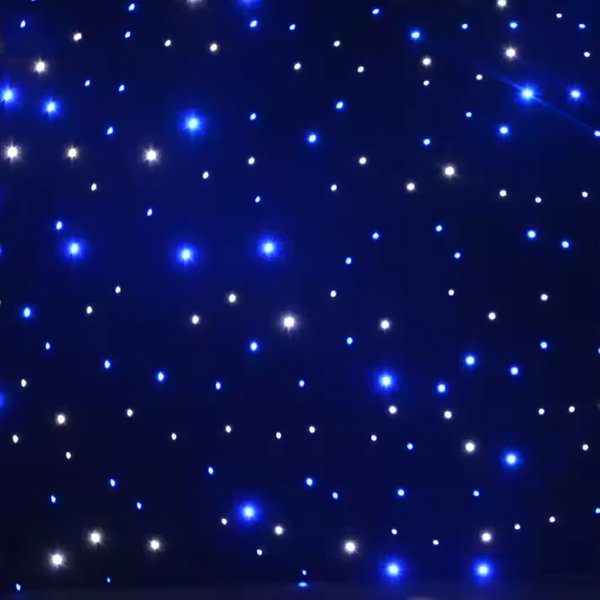 Toile LED personnalisable avec contrôle DMX, rideau ciel étoilé, toile LED étoilée pour fête d'anniversaire, mariage, scène DJ, décoration murale