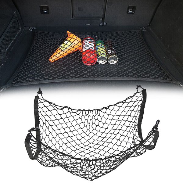 Filet à Bagages artificiel astique Universel pour Coffre de Voiture, Pochette Réseau en Nylon, Extensible, pour l'Intérieur