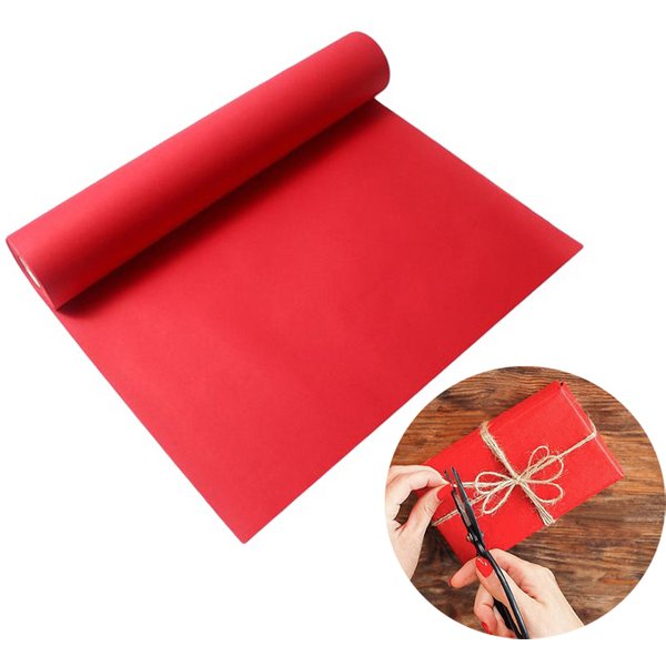 Rotes Handwerk Kunst Kraft Geschenk papier Wrap Verpackungs material Blumen verpackung Kraft Malerei Briefpapier Papier Blatt farbige Pappe