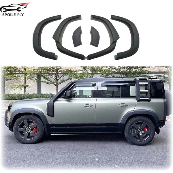 Protecteur de sourcil pour Land Rover Defender 110 2020 – 2023, autocollant décoratif pour arc de roue en ABS, Kit anti-rayures