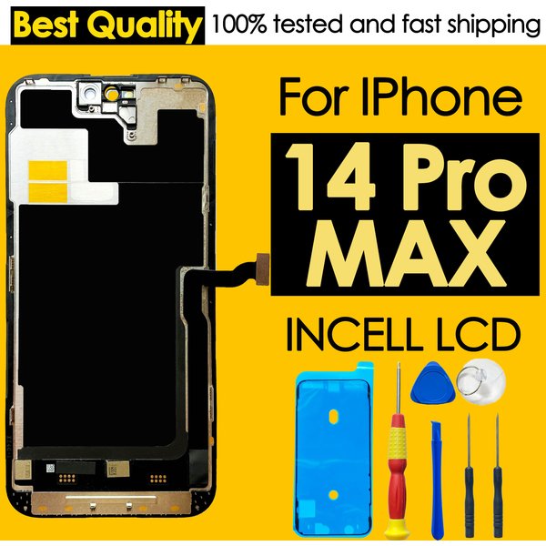Hohe qualität AAA incell LCD Für iPhone 14 Pro Max Display Touch 14 pro max Bildschirm Ersatz Digitizer Montage Reparatur teile