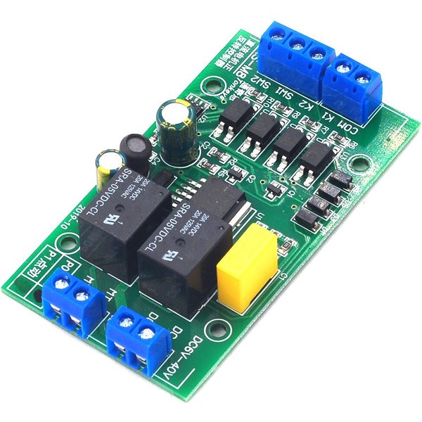 DC 6V 12V 24V DC Motor Forward and Reverse Controller 20A High Current with Limit Relay Driver Lifting Control Board