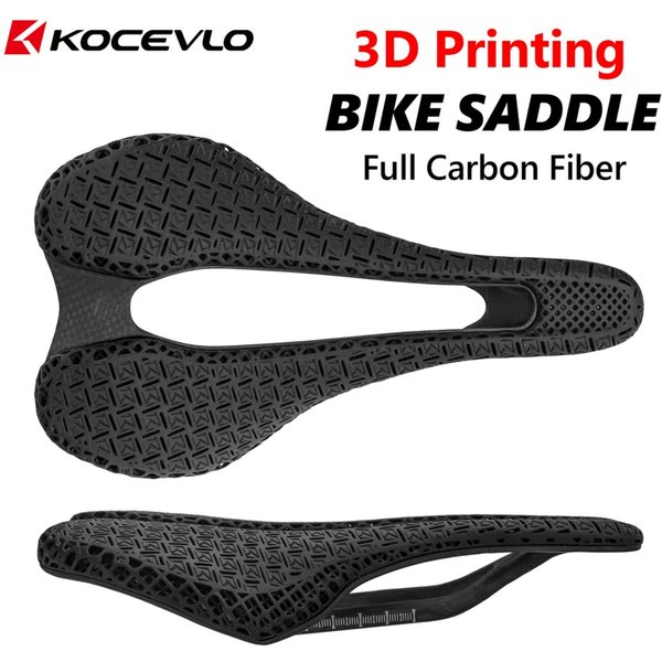 KOCEVLO K10 3D-Gedruckter Carbon-Fahrradsattel für XC, Rennrad, Gravel, MTB, Offroad-Fahrräder, 250x140MM