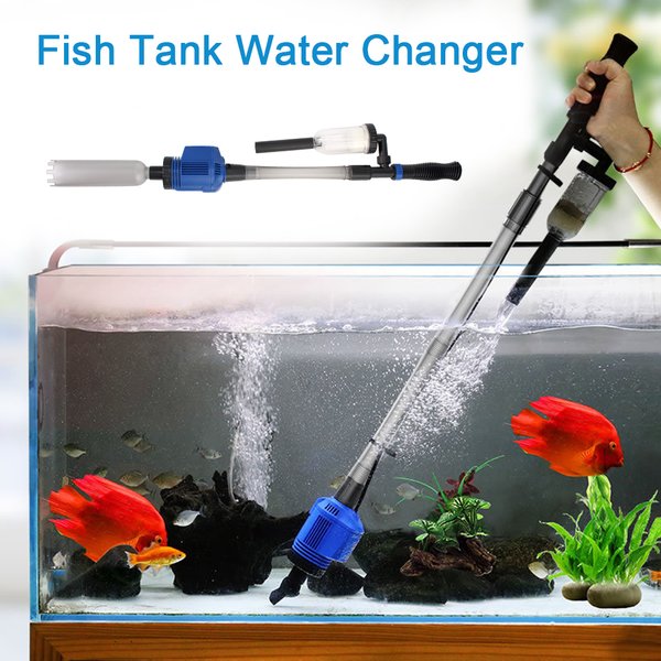 Changeur d'eau de gravier sous vide, prise américaine, filtre à Siphon électrique, nettoyeur à Siphon d'aquarium, lave-sable pour Aquarium