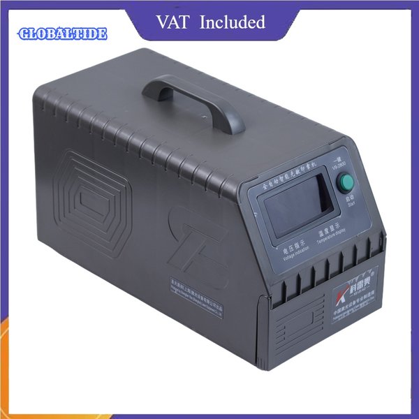 V9‑2800 220V Automatic Digital Photosensitive Flash Stamp Machine One‑Key Start Intelligent Seal Engraving Stamping Making Machine Voltage & Temperature Display for Rubber Photosensitive Seal