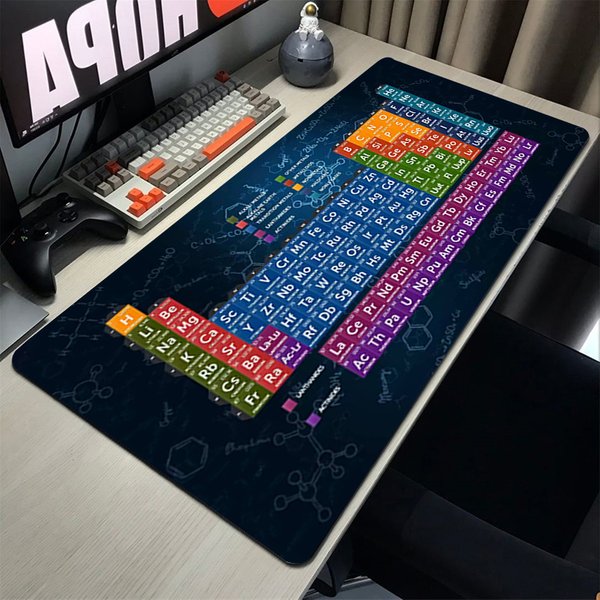 Perioden system der Elemente Mauspad Gaming Tastatur Maus matten Büro Computer Mausepad Gamer Accessiores Mouse pad XXL Schreibtisch matte