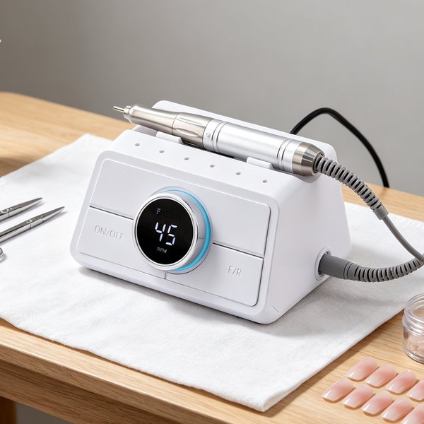 Nails Electric 65W 45000RPM Coreless Portable Nail Drill Machine Desktop Telephone Design Quiet Drilling Handle Plug-in