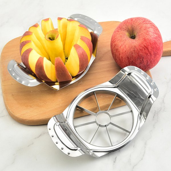 Séparateur de pommes en acier inoxydable, pièces égales, trancheur de fruits, diviseur fourré, Gadgets de cuisine, accessoires d'outils de cuisine, 8/12