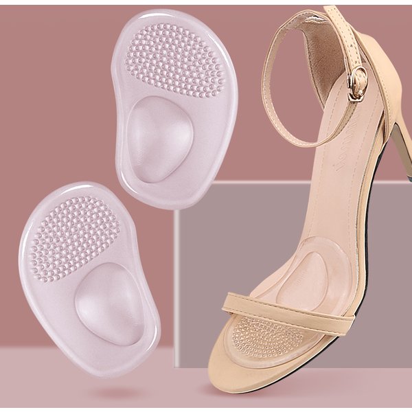 Coussinets avant-pied semelles orthopédiques femmes coussin en Gel de Silicone souple soulager la douleur au pied soutien métatarsien insérer coussin chaussures semelles