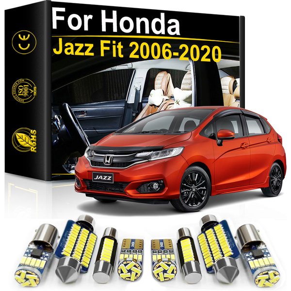 Car Interior LED Light For Honda Fit Jazz 2006 2008 2010 2011 2012 2013 2014 2015 2016 2017 2018 2019 2020 Accessories Canbus