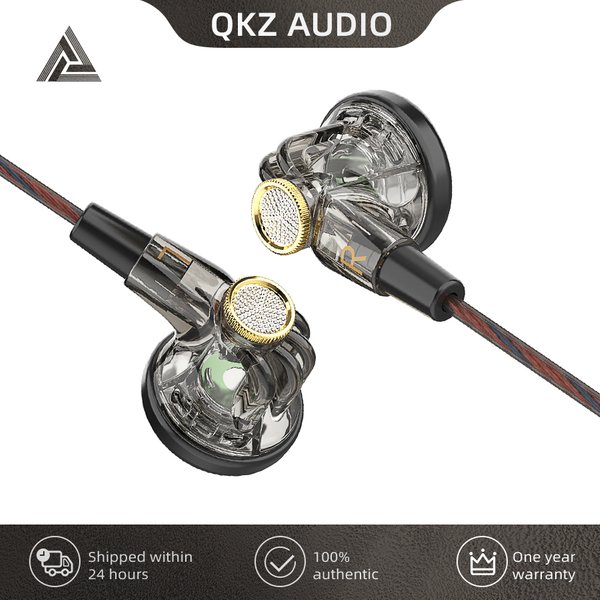 Original QKZ MDR casque à tête plate 16MM grande bobine mobile HIFI basse musique filaire écouteurs l-bending 3.5MM AUX Fancier casque