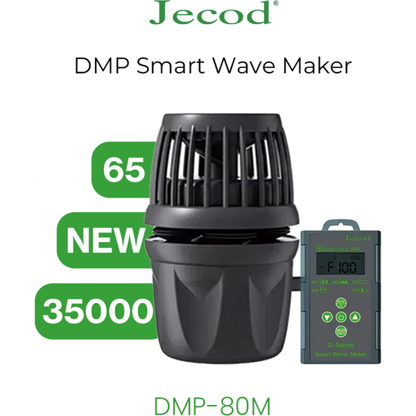 Jebao Jecod DMP-80M Aquarium Wavemaker Pump WiFi Bluetooth App Control Cordless Freshwater Saltwater Coral for Fish Tank