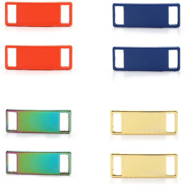 15 Couleurs de Boucles pour Lacets, Décorations de Chaussures, Kits de Sneakers, Boucles Métalliques pour Décorer les Chaussures Hommes et Femmes, Accessoires pour Lacets Plats