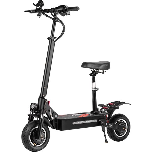 BOYUEDA Q7 Pro E-Scooter 3200W Doppelmotor 52V19Ah Akku Doppelantrieb 10 Zoll für Erwachsene E-Scooter Leiser Faltbarer Elektroroller
