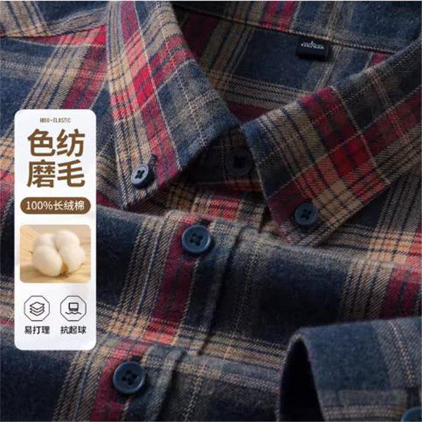 Herren-Flanellhemd aus 100 % Baumwolle, kariert, lässig, langärmelig, mehrfarbig, hochwertig, für Herbst und Winter, Retro-Hemden, große Größe 6XL