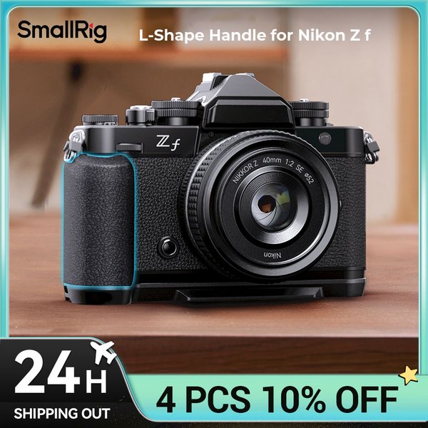 SmallRig Z F L-förmiger Griff für Nikon Z F mit Silikon-Handgriff, leicht und tragbar, passend für Arca-Stativsysteme, 4262.
