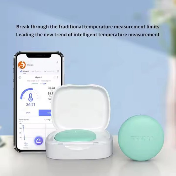 Medizinisches FSA-zugelassenes Unterarm-Kinderthermometer, für Erwachsene und Babys, digitales Thermometer-Pad, Echtzeitüberwachung, APP-Tracking
