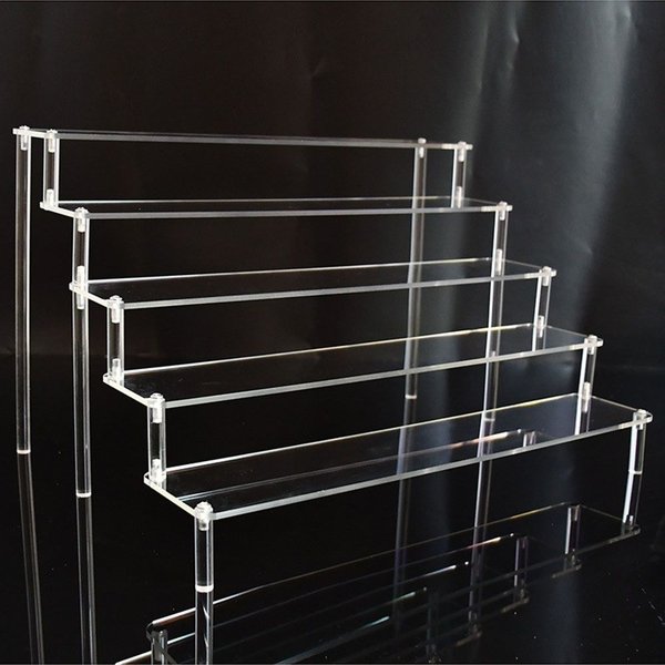 Présentoir en Acrylique à 1 ou 4 Niveaux, Étagère de Rangement Durable T1 pour Gâteau Chi, sexuellement, Beurre, Boîte à Assembler Transparente