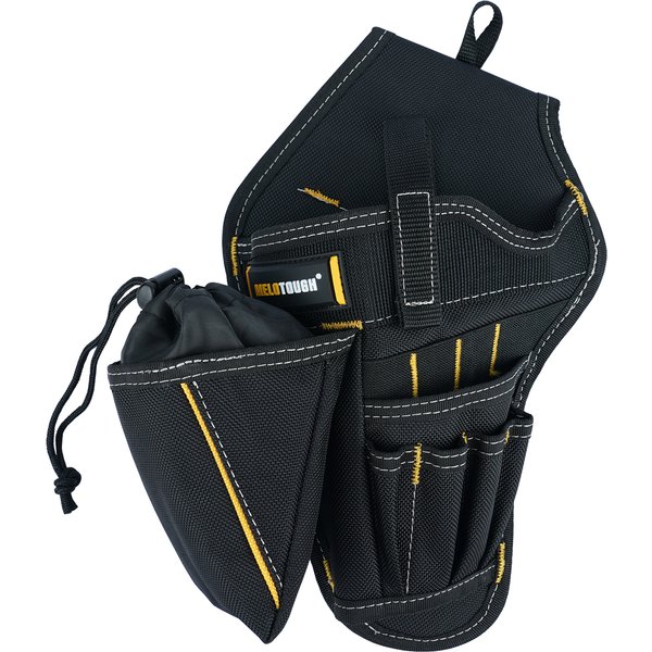 Étui de forage étui de pilote d'impact avec pochette d'embout étui d'impact robuste pour ceinture à outils