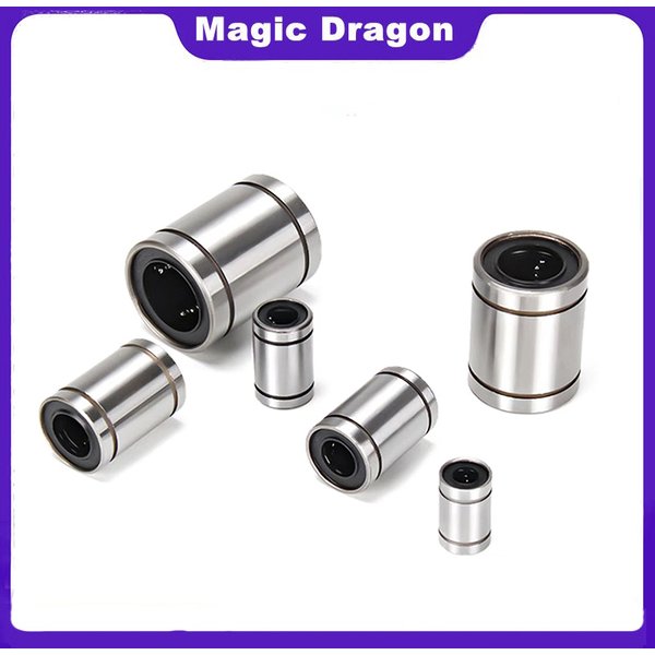 4/10pc LM3UU LM4UU LM5UU LM6UU LM8UU LM10UU LM5L LM6LUU LM8LUU Type Long 3-16MM roulement à billes linéaire CNC pièces pour imprimante 3D CNC