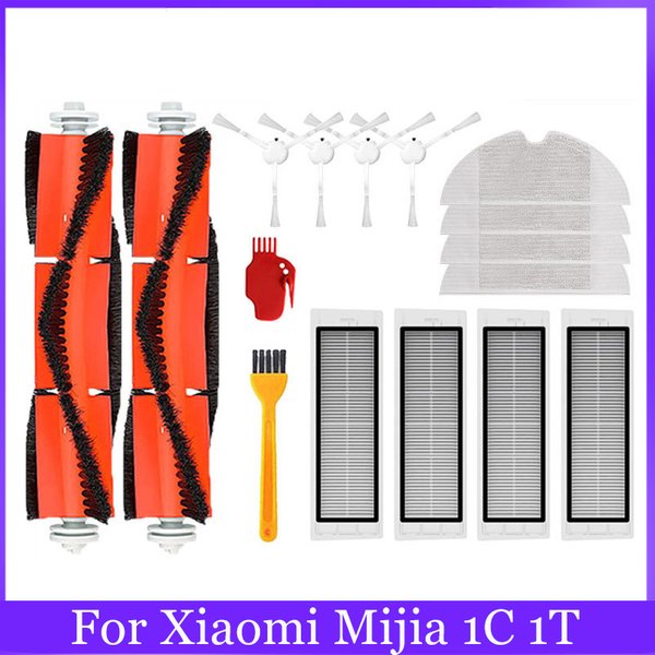 Für Xiaomi Mijia 1C 1T Mi Roboter Vakuum Mopp Dreame F9 Robotic Staubsauger Hepa-Filter Wichtigsten Seite Pinsel mopp Tuch Zubehör