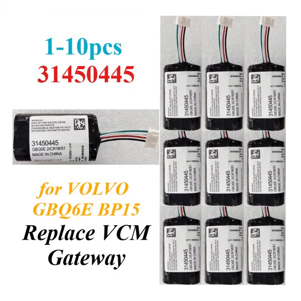 1-10 szt. dla Volvo 31450445 450mAh 3.24Wh 8V Kondensator Układ scalony do VOLVO GBQ6E BP15 Zamiennik układu scalonego VCM Gateway IC