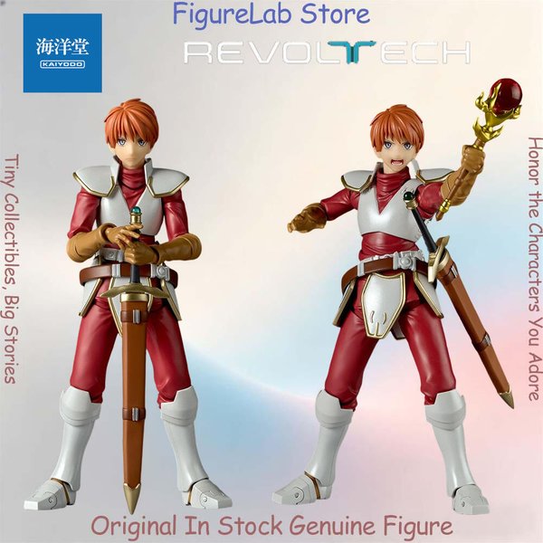 Figurine officielle authentique Kaiyodo Revoltech Adol Christin, modèle d'action Anime Ys I&ii Chronicles, jouet en boîte, en stock