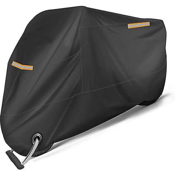 Motorcycle Cover, Motorbike Waterproof Outdoor Storage Bag,Heavy Duty Motorcycle Scooter Shelter Protection cover with Lock Hole