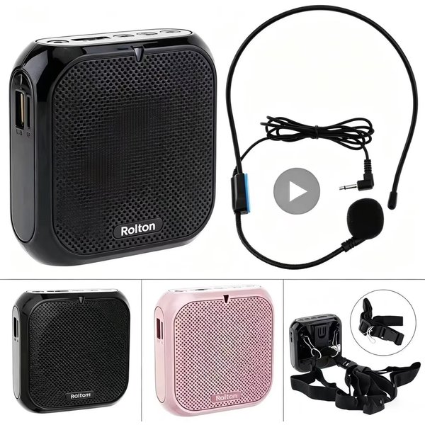 Headworn Mikrofon Lautsprecher Sprachverstärker Recorder Mic Lautsprecher Audio Mini Wired Mikrofon Mike Sound Battery Kit Headset