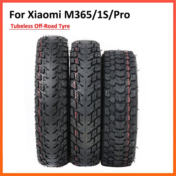 9.5*2 10*2 8.5*2 pouces pneu Non pneumatique sans chambre à air roue pour Xiaomi 4 Pro MI 3 M365 Scooter électrique pneu tout-terrain
