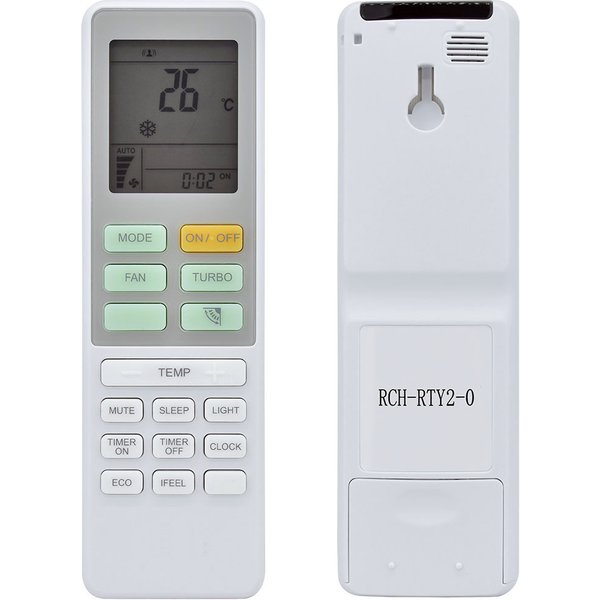 Nouveau RCH-RTY2-0 d'origine pour climatiseur Dzitsu rétro-éclairage télécommande ca avec fonction de chauffage