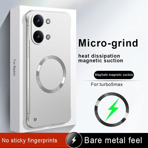 Für POCO X8 pro/X8 pro Max Hülle Luxus Rahmenlose Metall-Magnet-PC-Abdeckung für POCO X8 PRO MAX Stoßfester Bumper Funda