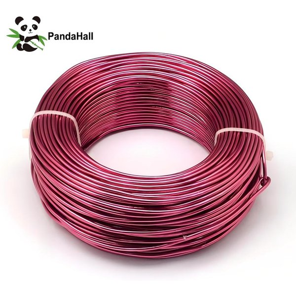 PandaHall – fil d'aluminium anodisé 0.6-2.0mm, 10 tailles, fil artisanal pliable coloré pour la fabrication de bijoux, perles de modèles DIY