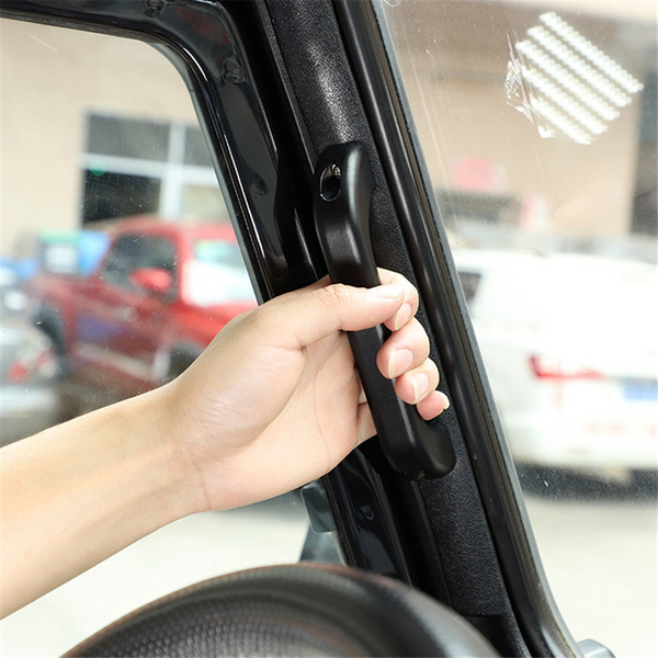 Better-1Pair alliage un pilier poignée garniture pour Land Rover Defender 90 110 2004-2018 voiture porte intérieure pilier poign