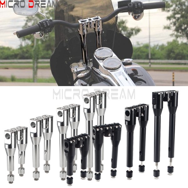 Pour Harley FLFB FLFBS FLSL FXBB FXBR FXBRS FXDRS FXFB FXFBS FXLR FXLRS 6-12' Kit de rehausseurs de guidon droit pour moto 18-Up
