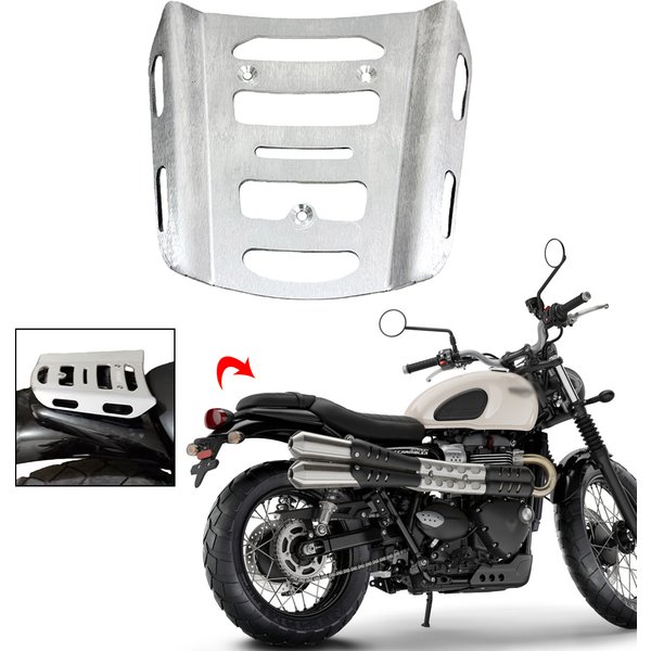 Für Street Scrambler 900 SCRAMBLER 900 Motorrad Zubehör Gepäckträger Hinten Schwanz Rack Top Box Fall Koffer Träger Bord