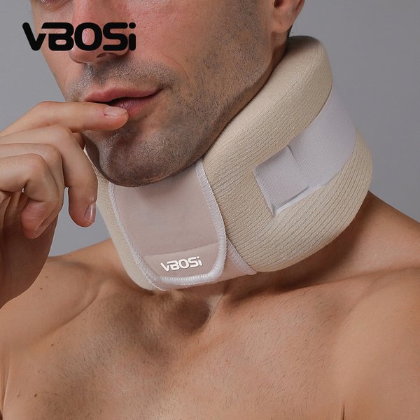 1 pièce – Collier cervical en mousse souple réglable pour hommes et femmes – Soulagement de la douleur au cou – Stabilisateur de nuque