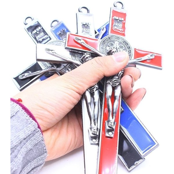 Kirchen relikte Jesus auf dem Stand Kreuz Wand Kruzifix antike Haupt kapelle Dekor