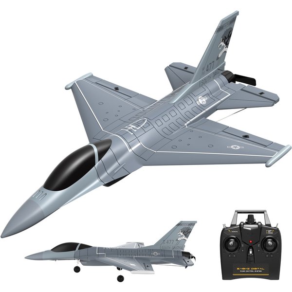 Volantexrc F16 Falco 2.4G 6-osiowy 4-kanałowy samolot RC Jednoklawiszowy akrobacyjny samolot o stałym skrzydle RTF Myśliwiec z systemem stabilizacji X-Pilot