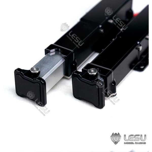 Modèle 1/14 LESU support électrique pied semi-remorque remorque élévateur jambe métallique pied de cheval RC modelLS-A0006